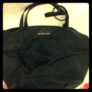 Michael kors tassel hobo bag